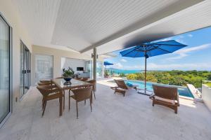 Single Level BEACHSIDE VILLA - BB2 - at BAYSIDE LUXURY VILLAS Samrong Bay Beach, 3 BED 4 BATH, SEA and SUNSET VIEWS, only 200m walk to the Beach