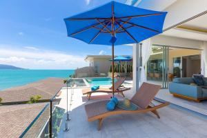 Single Level BEACHSIDE VILLA - BB2 - at BAYSIDE LUXURY VILLAS Samrong Bay Beach, 3 BED 4 BATH, SEA and SUNSET VIEWS, only 200m walk to the Beach