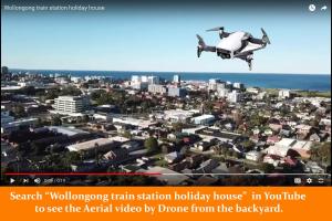 Wollongong station holiday house with Wi-Fi,75 Inch TV, Netflix,Parking,Beach