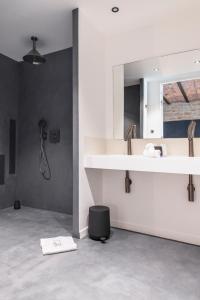 Maisons d'hotes Au Clos du Lac : Chambre Lit King-Size avec Douche Accessible en Fauteuil Roulant - Adaptée aux Personnes à Mobilité Réduite