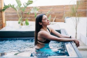 Family Suite with Outdoor Hot Tub 