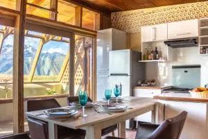 Casa 100% ecológica con vista a los glaciares andinos - Maras