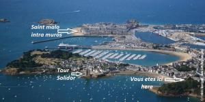 Appartements Logement entier Saint Malo vue mer, proche FERRY, commerces et plage Solidor 50 m : photos des chambres