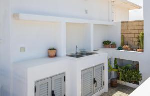 Panoramic view roof garden apartment