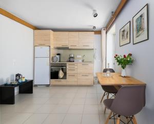 Panoramic view roof garden apartment