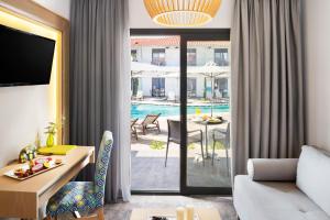 Suite with Pool View room in Philoxenia Hotel