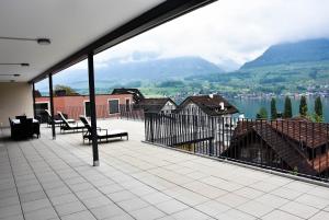 Talu Villa with great lake and mountain view Sarnen Šveits