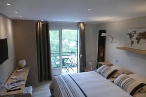 B&B / Chambres d'hotes Villa Les Quatre Vents : Chambre Double - Vue sur Mer