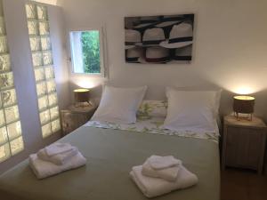 B&B / Chambres d'hotes La Fontaine des Oliviers : Chambre Double - Vue sur Jardin