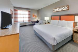 King Room with Roll-In Shower - Mobility/Hearing Accessible - Non-Smoking room in La Quinta by Wyndham Dallas Love Field