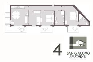 Appartamento con 3 Camere da Letto - N.4