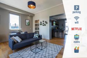 Rooftop plein sud - Terrasse 40 m2 - Parking privé - 8 min à pied du centre