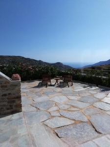 House with sea and mountain views Tinos Greece