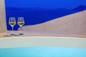 Marble Sun Villa with Jacuzzi by Caldera Houses Santorini Greece