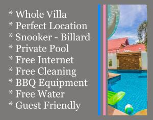 TEWAREE VILLA - PATTAYA HOLIDAY HOUSE WALKING STREET 4 bedrooms
