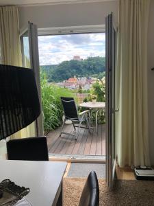 Ferienwohnung Burgenblick mit Blick auf Riedenburg