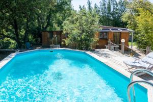 Maisons de vacances Le Chalet de l'Uzege - Piscine, detente et ballades : photos des chambres