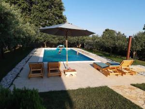 Mala kuća sa velikim grijanim bazenom ANTONIO