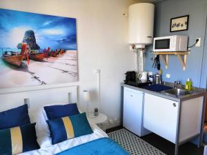 Appartements Escale Dieppe Gambetta - Appart et Studios 2-6 personnes Vue Ville et Mer : photos des chambres