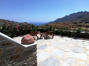 House with sea and mountain views Tinos Greece