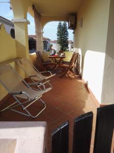 appartamento con vista piscina