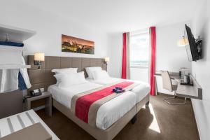 Hotels Kyriad Lyon Est Stadium Eurexpo Meyzieu : Chambre Lits Jumeaux Standard - Occupation simple