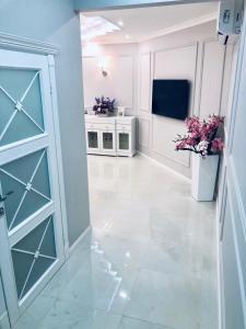 White apartments in Arcadia