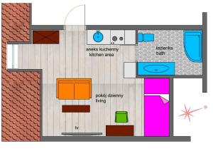 Studio room in Apartamenty Katarynka Stary Rynek