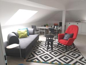 Апартамент Moderne Wohnung nahe Frankfurt am Main Хойзенщам Германия