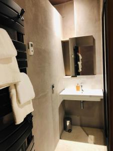 Maisons de vacances Maison d'architecte en plein coeur d'Honfleur avec bain nordique : photos des chambres