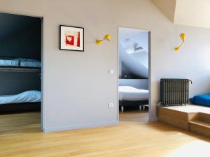 Maisons de vacances Maison d'architecte en plein coeur d'Honfleur avec bain nordique : photos des chambres