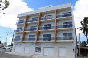 Flat com Varanda e Vista Mar