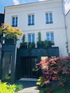 Maisons de vacances Maison d'architecte en plein coeur d'Honfleur avec bain nordique : photos des chambres