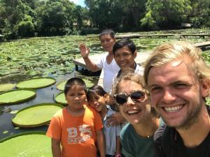 mekong floating market Nam Giang homestay