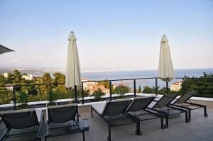 Apartments in Villa Ziza, rooftop swimming pool