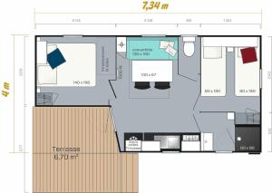 Campings Camping MON CALME : photos des chambres