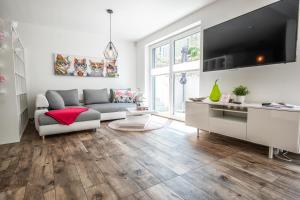 Moderne Souterrain-Wohnung