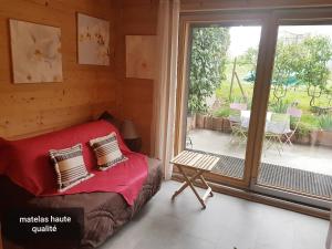 Appartements Chaleureux 2 pieces avec terrasse a Seez : photos des chambres