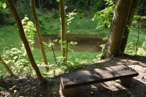 Drewniany domek z piernika