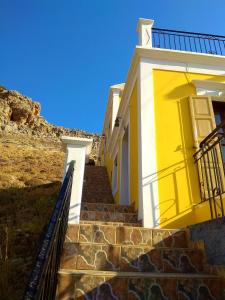 Gompos Apartment - Cozy Apartment next to the sea - Amazing Sea View Symi Greece