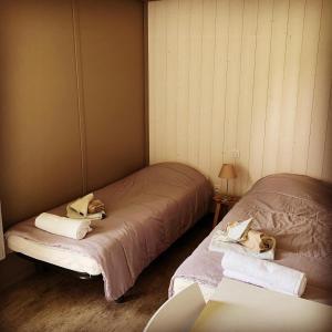 Lodges Chalet 3 chambres en Bois dans les landes n37 : photos des chambres