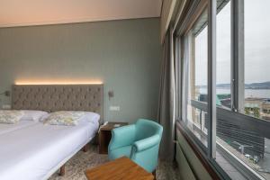 Double or Twin Room with Sea View room in Sercotel Hotel Bahía de Vigo