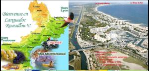 Maisons de vacances SUITE-Junior -VILLA HELENE - Montpellier Sud - aeroport- PISCINE Privee-2mn des plages : photos des chambres