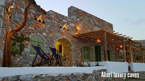 Aliori art caves Amorgos Greece