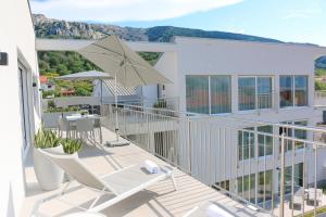 Apartment Baska, exklusive Apartments mit Poolarea in Baska, Krk - Kroatien