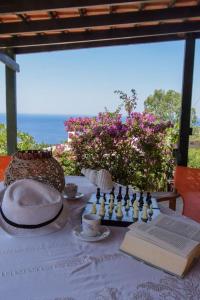 The little house on the hill of Myrties Kalymnos Greece