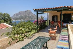 The little house on the hill of Myrties Kalymnos Greece