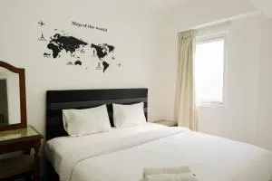 Artistic 2BR No Kitchen Apartment Aeropolis Residence By Travelio - Teko