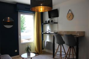 Studio Centre-Ville avec Terrasse et Parking Sécurisé Gratuit