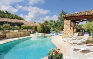 Maisons de vacances Nice home in Gordes with 3 Bedrooms and Outdoor swimming pool : photos des chambres